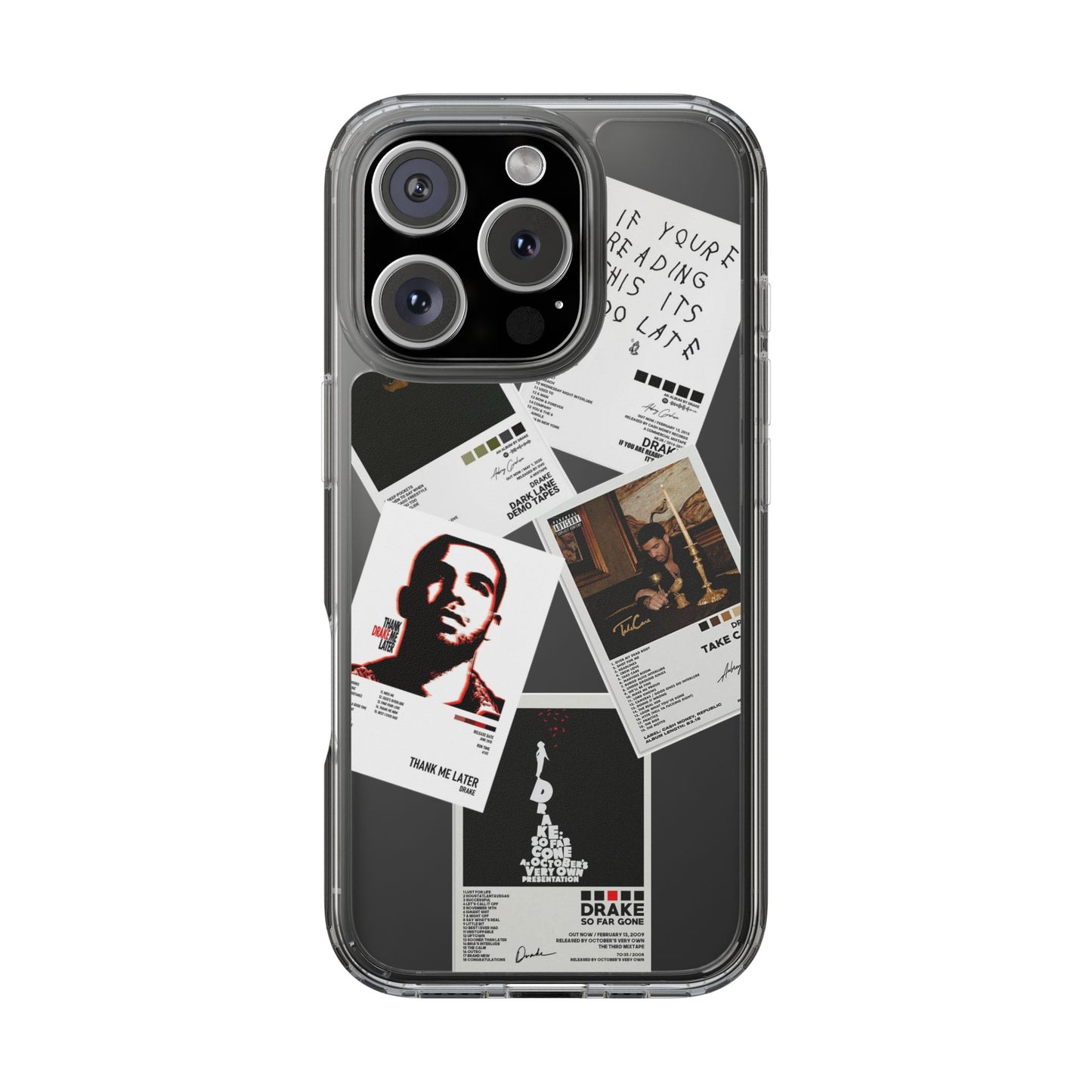 Drake Album Collage Phone Case