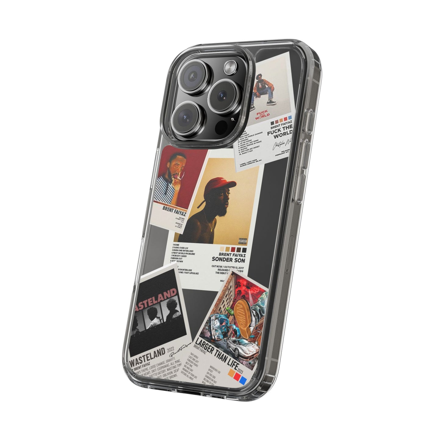 Brent Faiyaz Album Collage Phone Case