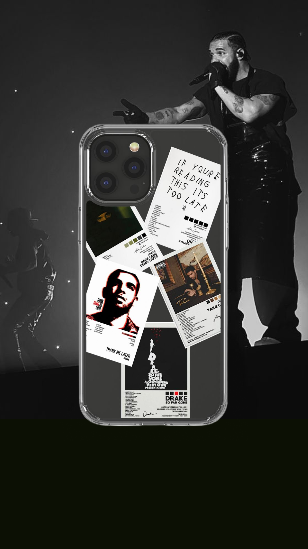 Drake Album Collage Phone Case