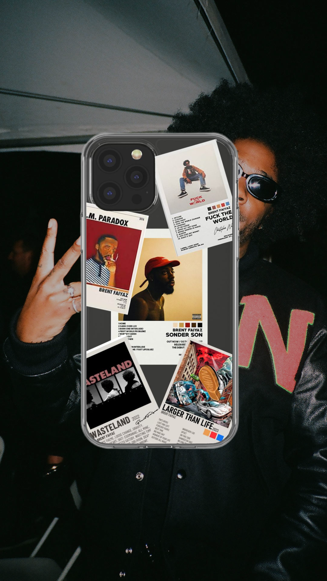 Brent Faiyaz Album Collage Phone Case