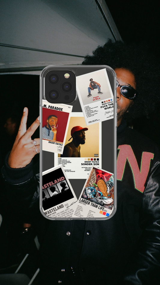 Brent Faiyaz Album Collage Phone Case