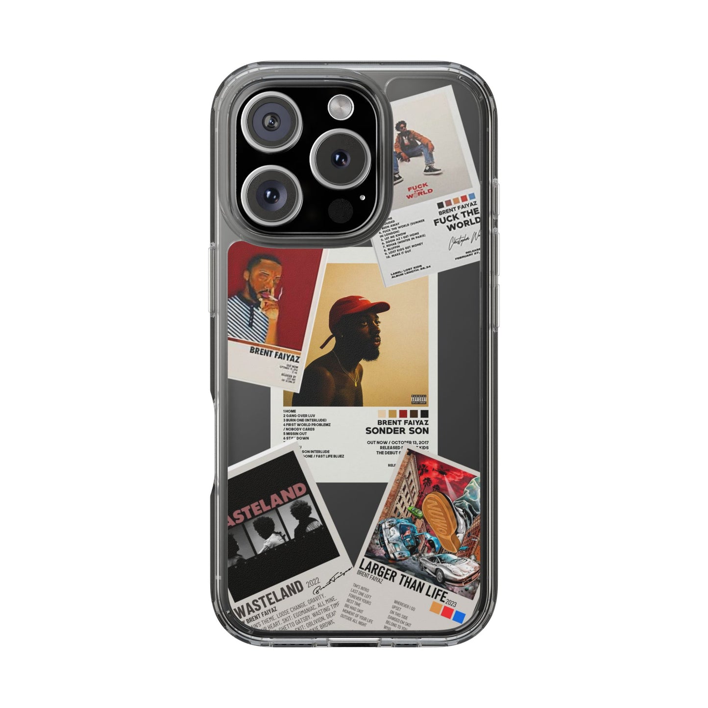 Brent Faiyaz Album Collage Phone Case